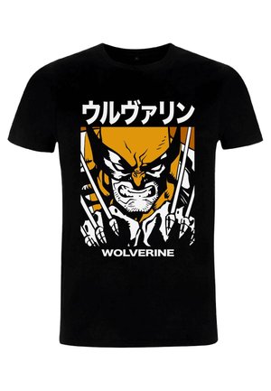 X MEN WOLVERINE KANJI BLOCK - T-shirt z nadrukiem