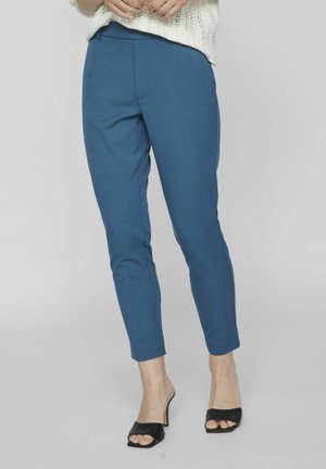 VILA VIVARONE HW SLIM-NOOS - Pantalon classique - moroccan blue