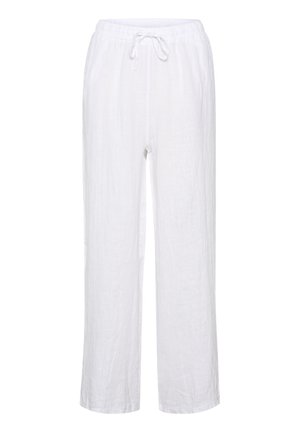 Cream BELLIS - Pantalon classique - snow white