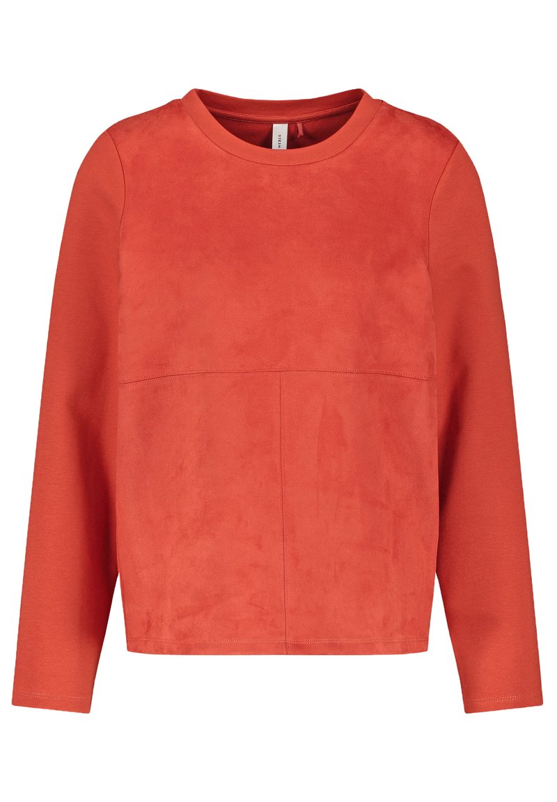 Gerry Weber Langarmshirt terracotta/anthrazit Zalando.at