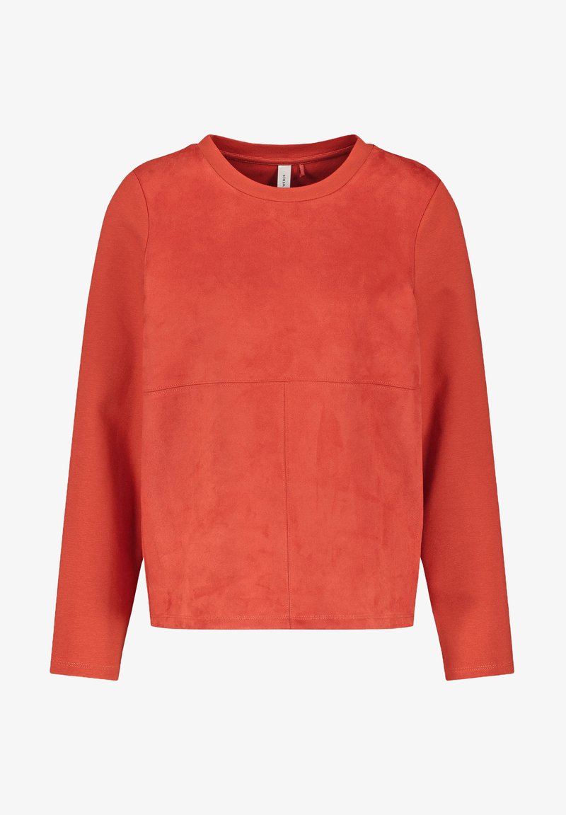 Gerry Weber Langarmshirt - terracotta/anthrazit - Zalando.at