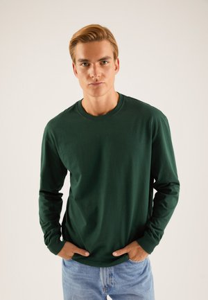 Long sleeved top - dark green