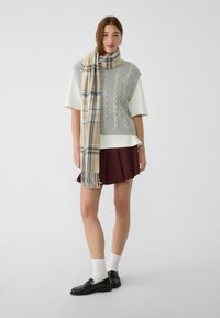 Stradivarius CHECKED  - Huivi - mottled brown