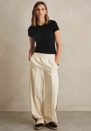 ROBYN SIDE-STRIPE  - Pantaloni - cream