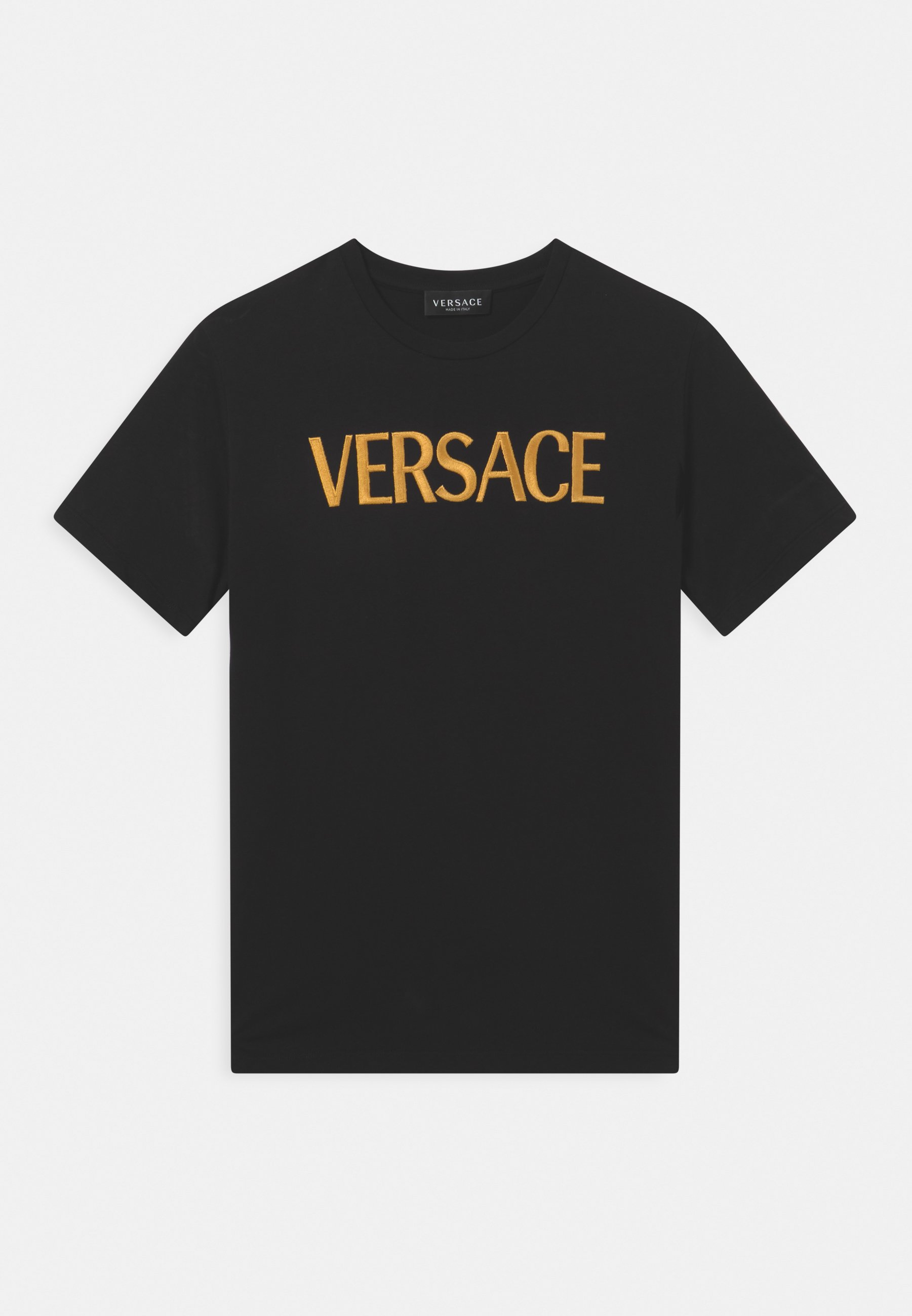 Versace LOGO UNISEX - Print T-shirt - nero/oro/black - Zalando.ie