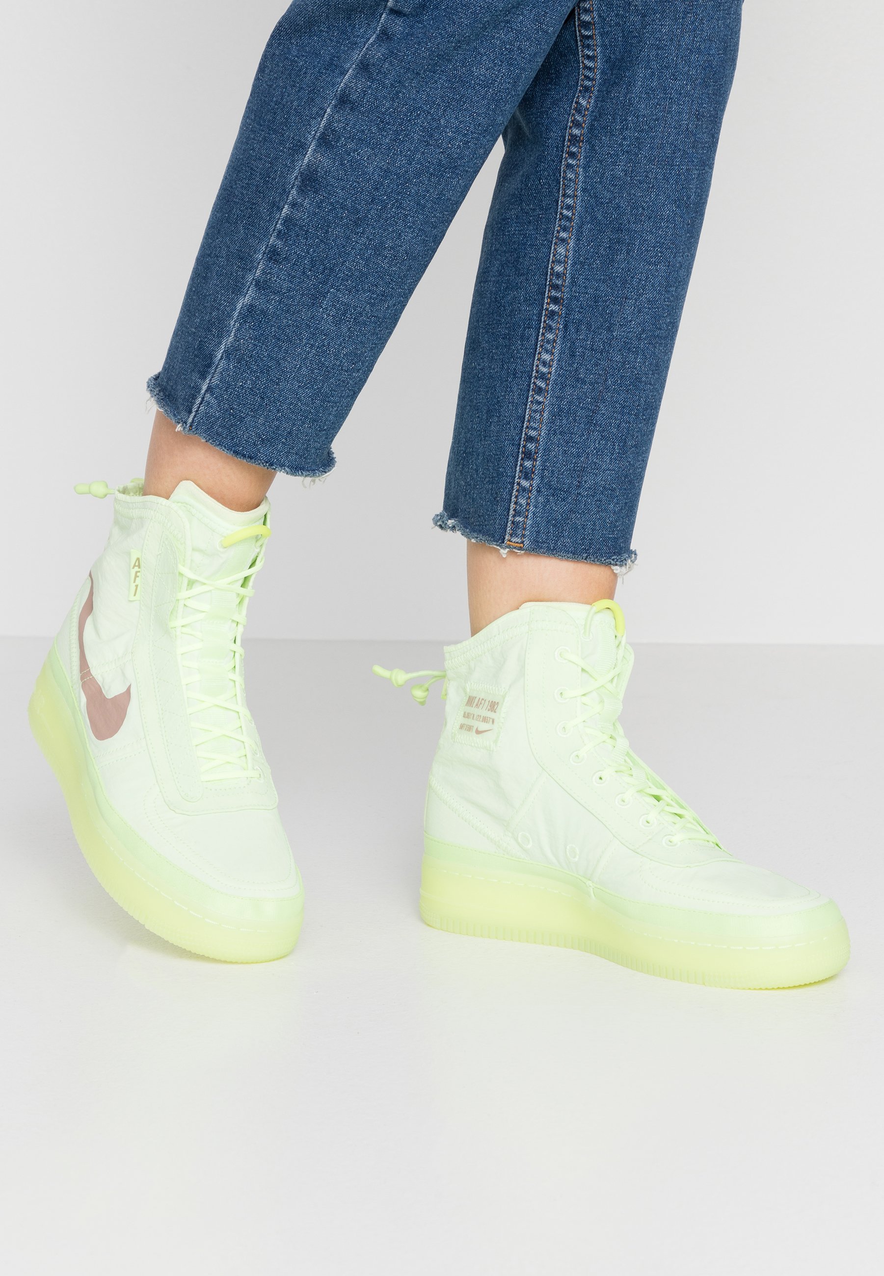 nike air force 1 shell barely volt