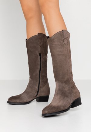 Cowboy-/Bikerlaarzen - taupe