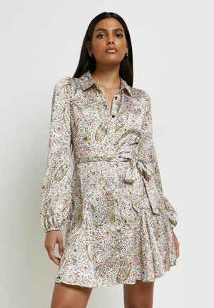 Shirt dress - white