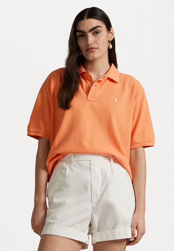 WIMBLEDON CROPPED POLO SHIRT - Polo shirt - poppy