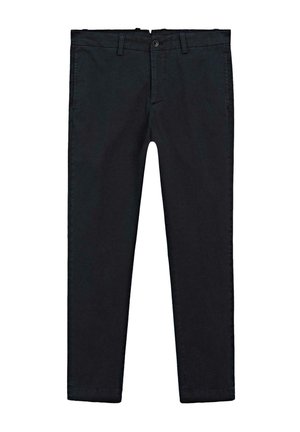 SLIM FIT TEXTURED - Pantalon classique - dark blue