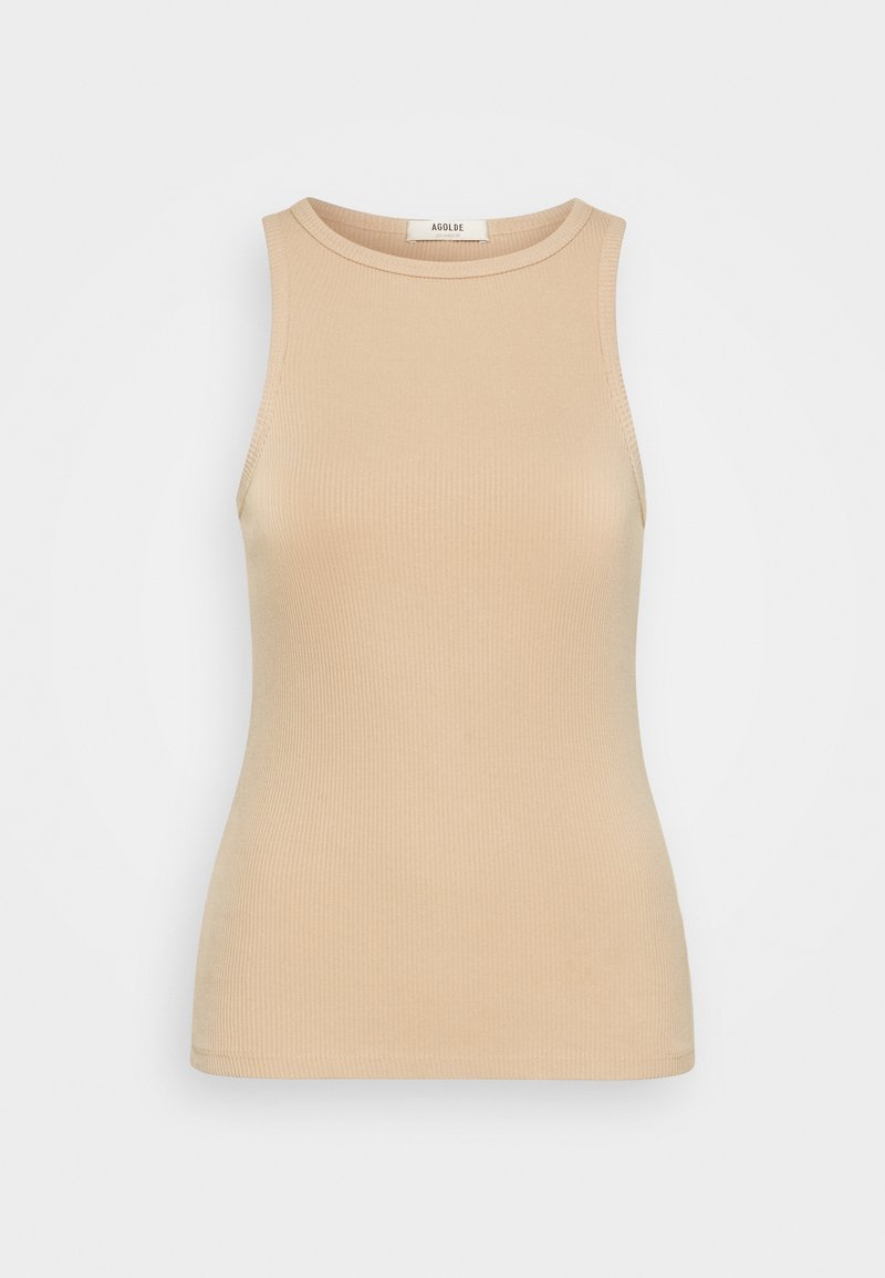 Damen Bekleidung | Agolde RIB TANK Top latte/beige - XI55188 Damen Bekleidung | Agolde RIB TANK Top latte/beige - XI55188