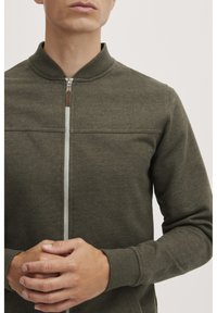 Blend BHArco - Felpa con zip - ivy green