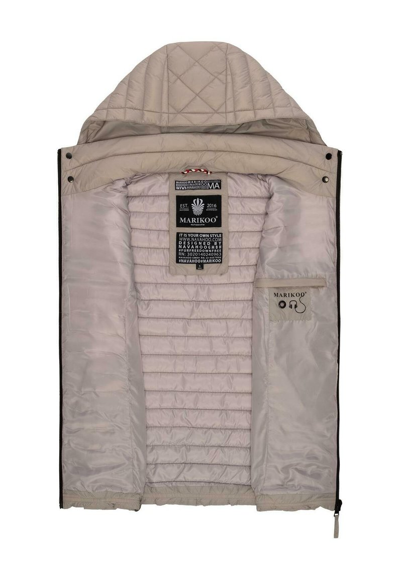 Damen Leichte Jacken | Marikoo HASENPFOTE Weste light grey/hellgrau - GD42361 Damen Leichte Jacken | Marikoo HASENPFOTE Weste light grey/hellgrau - GD42361