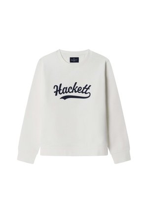 HACKETT LOGO CREW - Sudadera - off white