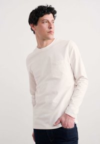 Seasalt Cornwall Top dugih rukava - white chalk