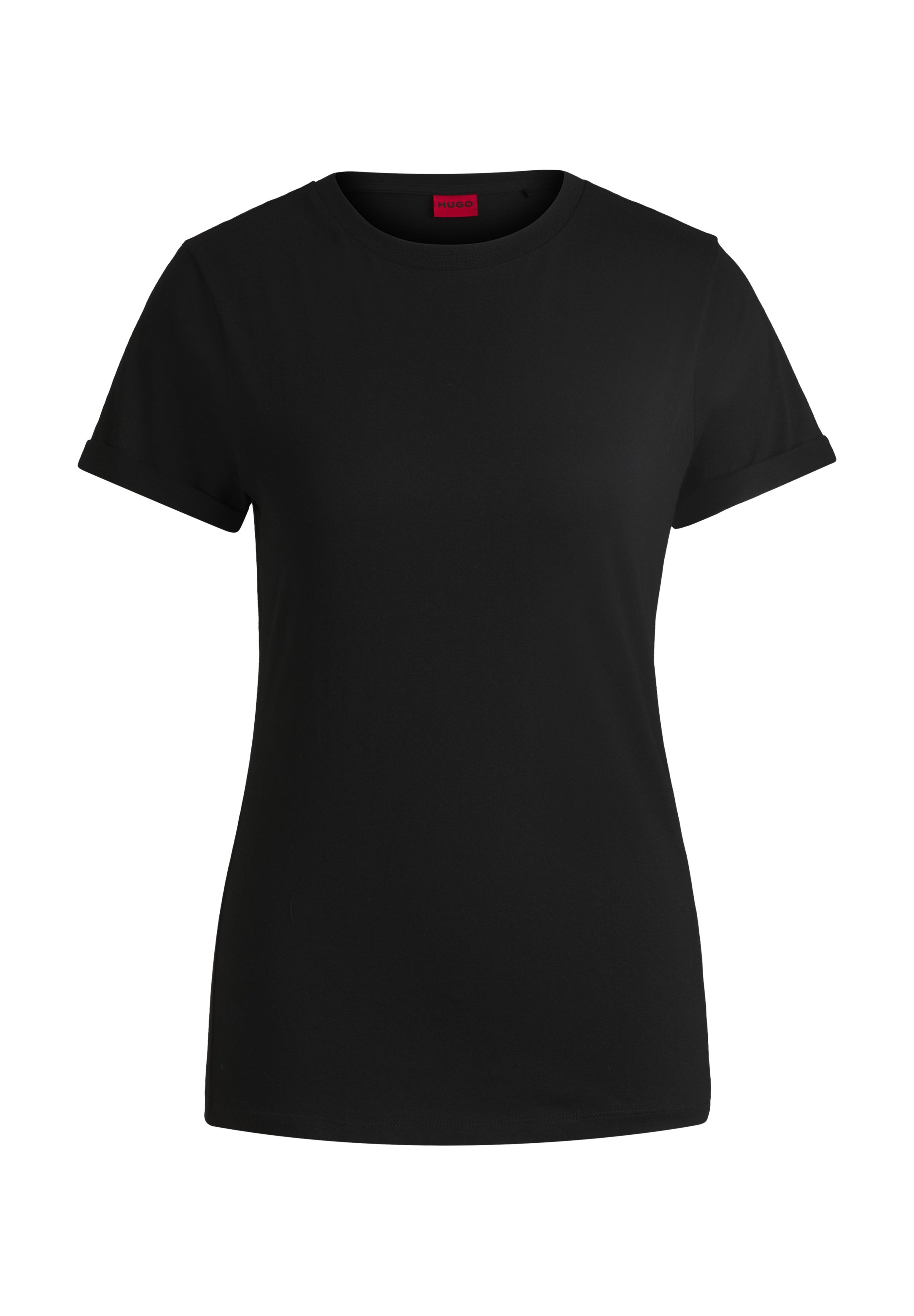 売れ筋商品|||フューゴ Tシャツ レディース トップス THE PLAIN TEE - Basic T-shirt - black Black basic essential t-shirt – Frauche