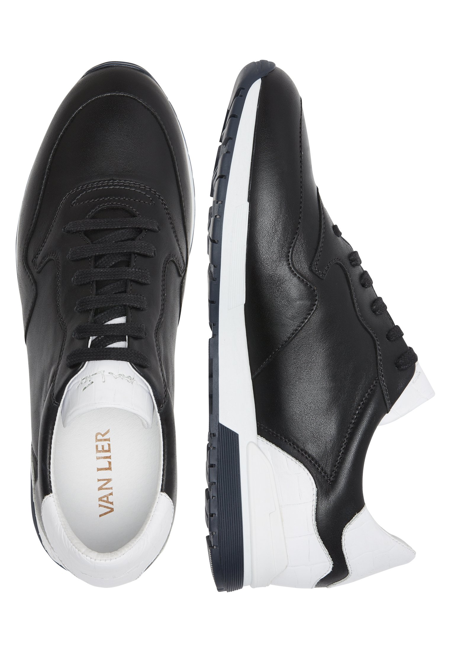 Van Lier CHAVAR - Sneakers laag - zwart/Zwart - Zalando.nl