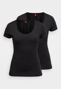 TWIN 2 PACK - Tílko - black