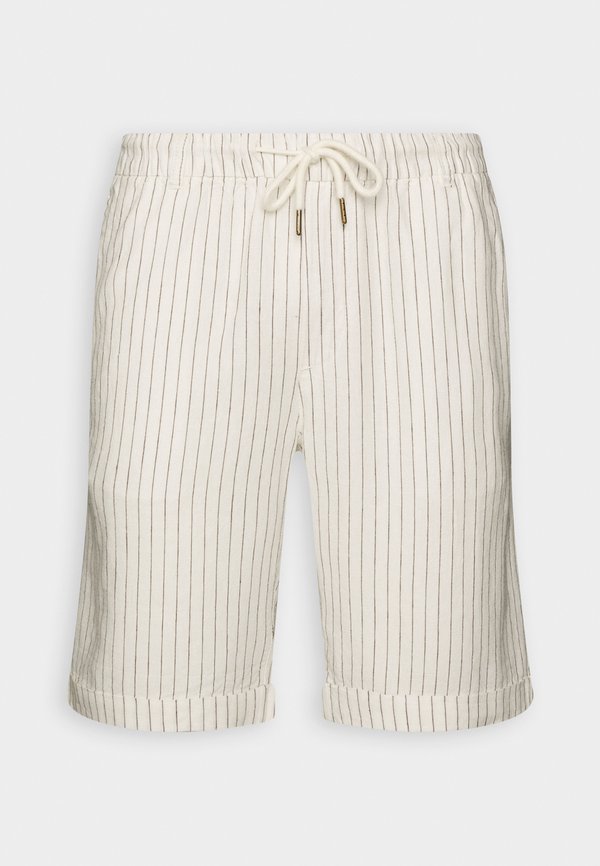 LINEN BLEND DRAWCORD SHORTS - Shorts