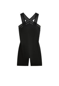 COMPRESSIVE CUTWORK  - cvičební overal - black