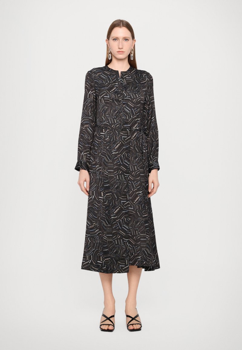 Proenza Schouler White Label - PAULINE DRESS - Maxi dress - cacao multi, Enlarge