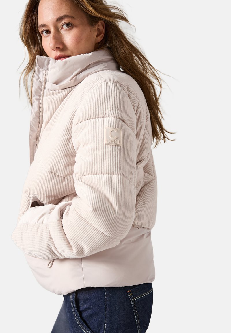 Cecil MIX PUFFER - Giacca invernale - weiß