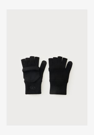 Diesel, CODY UNISEX - Guanti mezze dita - black