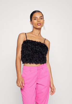 Noisy May Petite NMTHEA VIVIAN PANT PETITE - Stoffhose - shocking pink