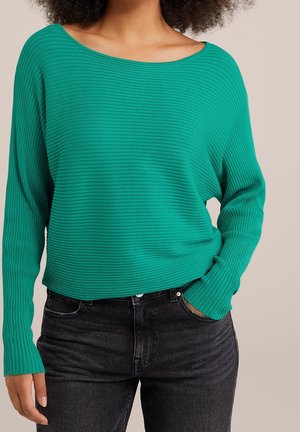 Neule - mottled light green