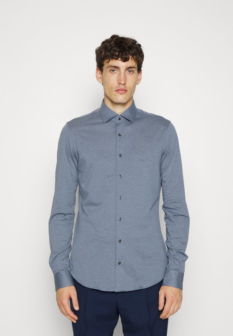 Michael Kors SOLID SLIM SHIRT - Camisa - slate blue