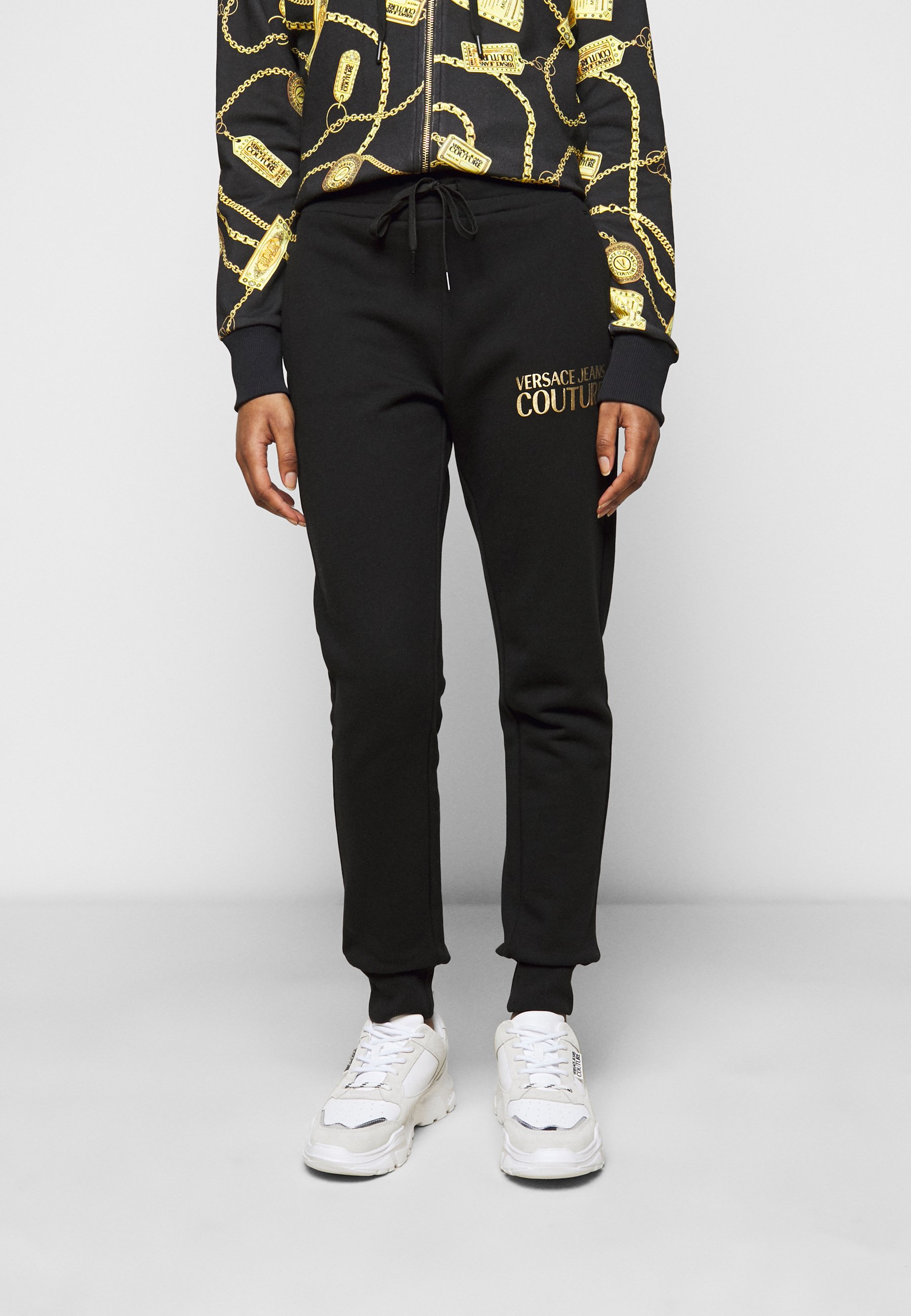 Versace Jeans Couture Pantaloni sportivi - black/nero - Zalando