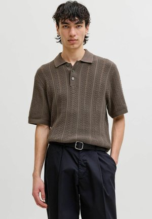Jack & Jones WINSTON - Polokošeľa - morel