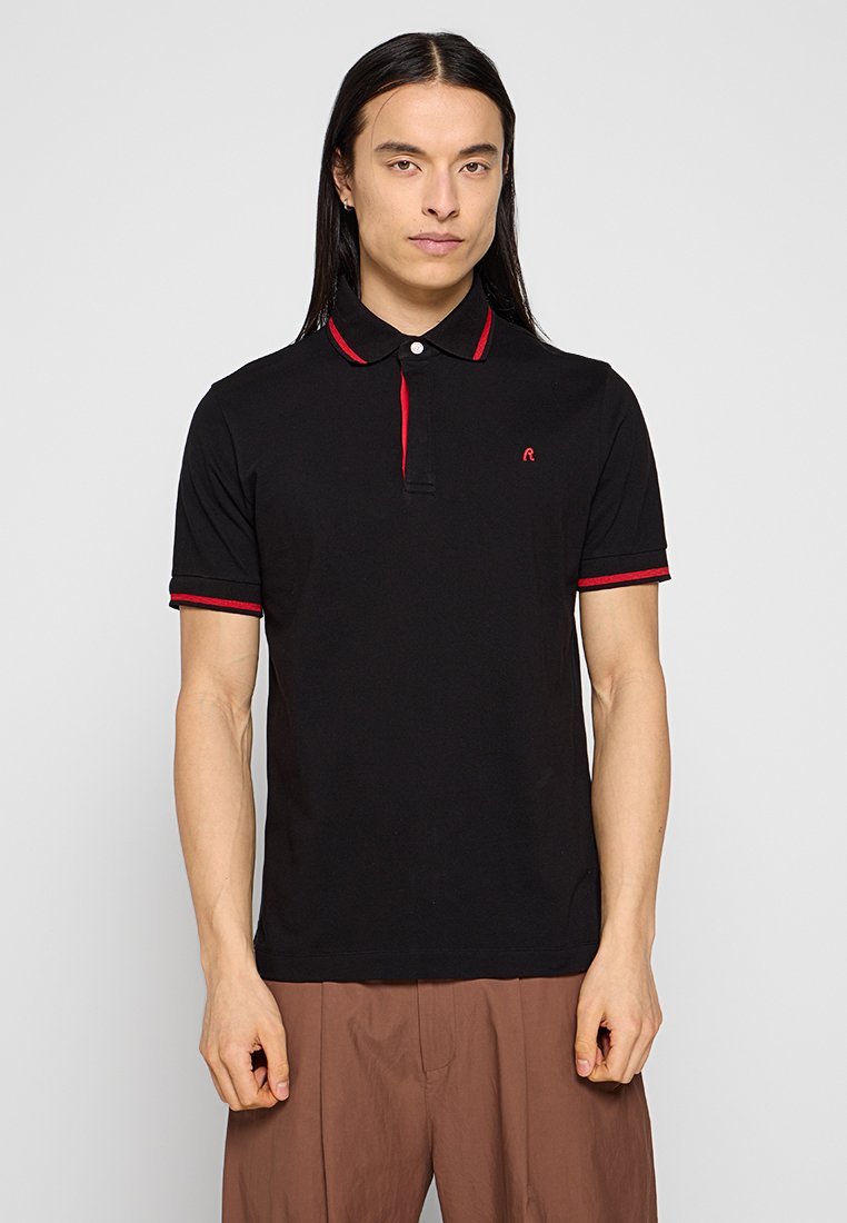 Replay Poloshirt zwart