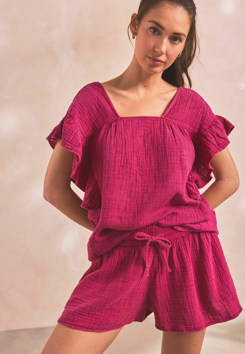 Next Šortai - pink crinkle