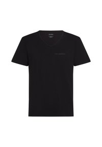 KARL LAGERFELD LOGO V-NECK (PACK OF 2) - Apatiniai marškiniai - white black