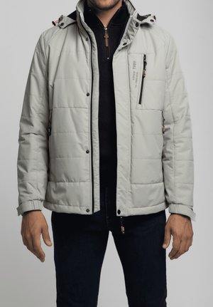 CON CAPUCHA DESMONTABLE  - Chaqueta de invierno - gris piedra