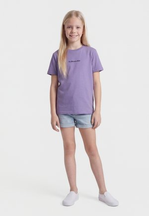 Quiksilver FRACTURED WAVE UNISEX - Triko s potiskem - lilac
