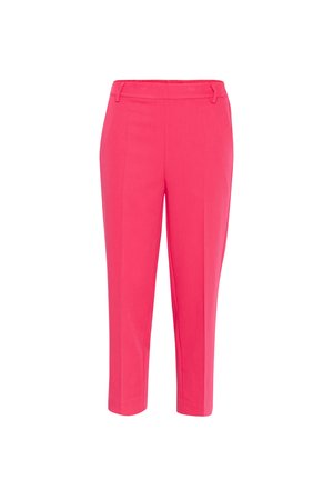 Kaffe SAKURA CROPPED - Trousers - raspberry