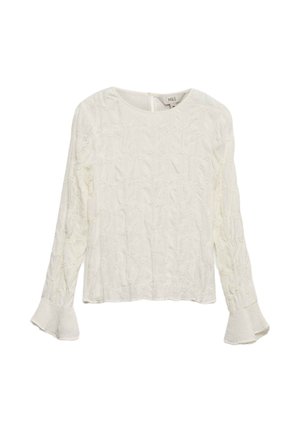 CREW NECK LONG SLEEVE - Bluse - ivory