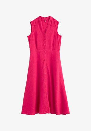 Seasalt Cornwall, SEASALT CORNWALL SLEEVELESS CARVED WOOD DRESS - Jurk - bright radish