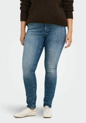 ONLY Carmakoma SKINNY FIT JEANS CARWILLY SKINNY FIT JEANS - Jeans Skinny Fit - special blue grey denim