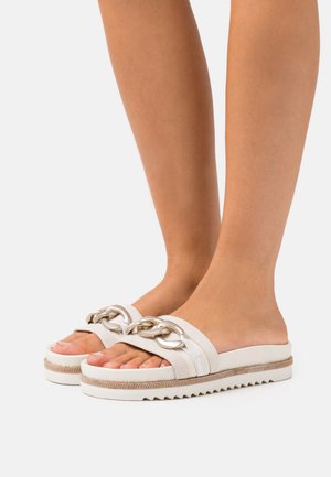 Tamaris Mules - ivory