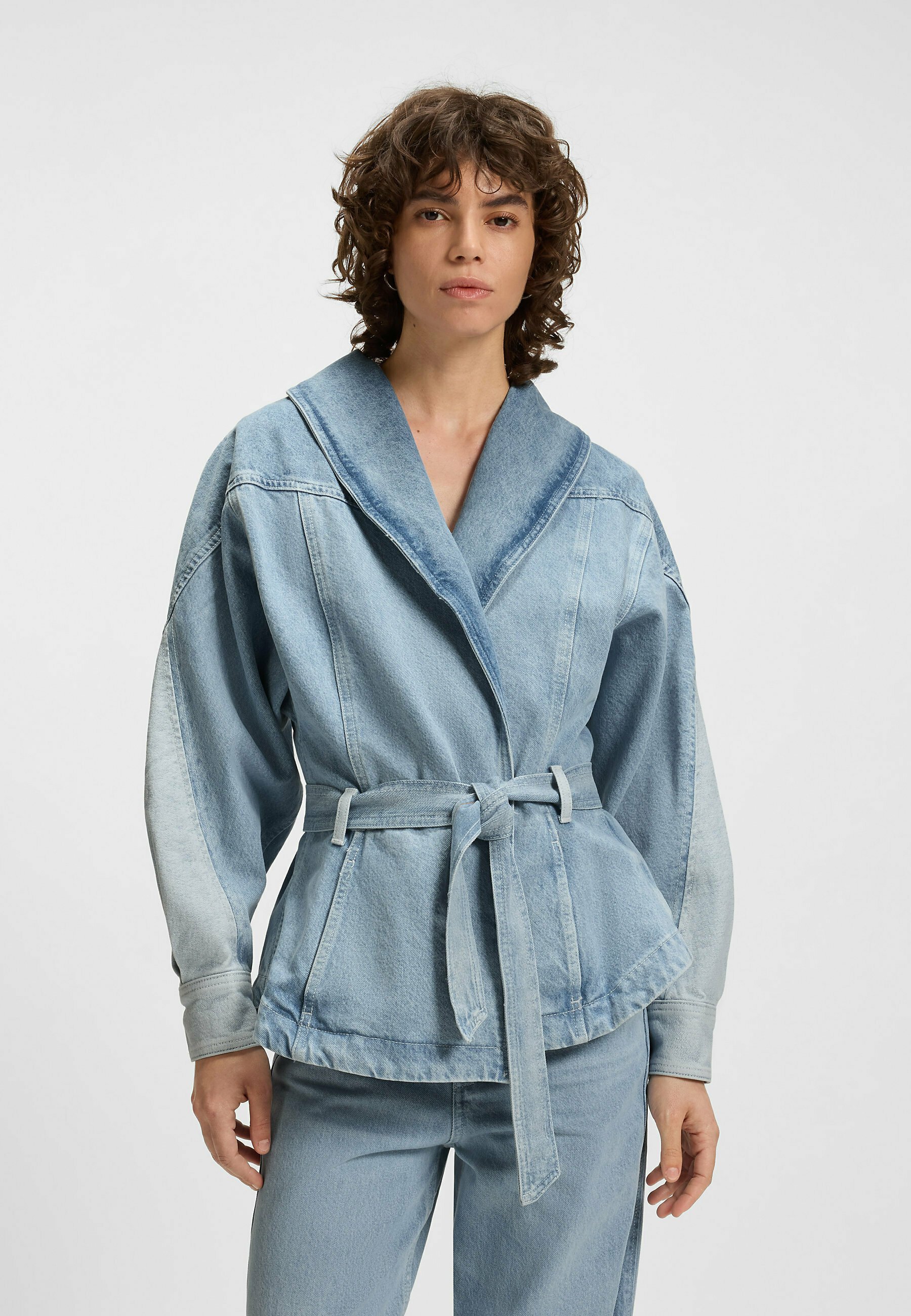 PANELED - Denim jacket - Product Details