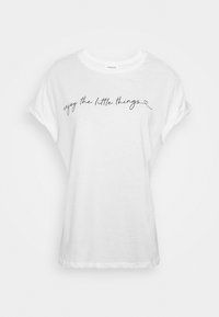 MANDALA ENJOY THE LITTLE THINGS TEE - T-shirt con stampa - white