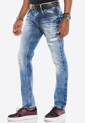Cipo & Baxx Jeans Da Uomo Slim Fit Stretch Denim Pantaloni 807 Blu 36w X 32l 123086895 - Foto 10