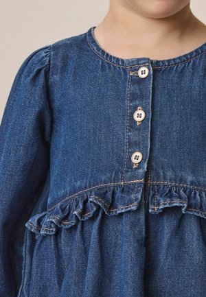 Next, REGULAR FIT - LONG SLEEVE DENIM DRESS - Denimkjoler - blue denim