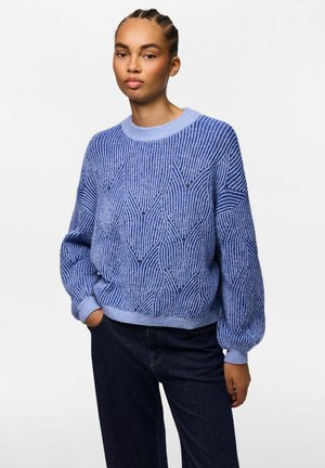 Pieces, STRICKPULLOVER PCJENNA - Pullover - cashmere blue