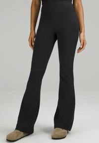 GROOVE SHR FLARE NULU - Pantalon classique - black