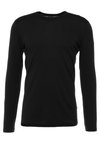 MEN CREWE - Long sleeved top - BLACK