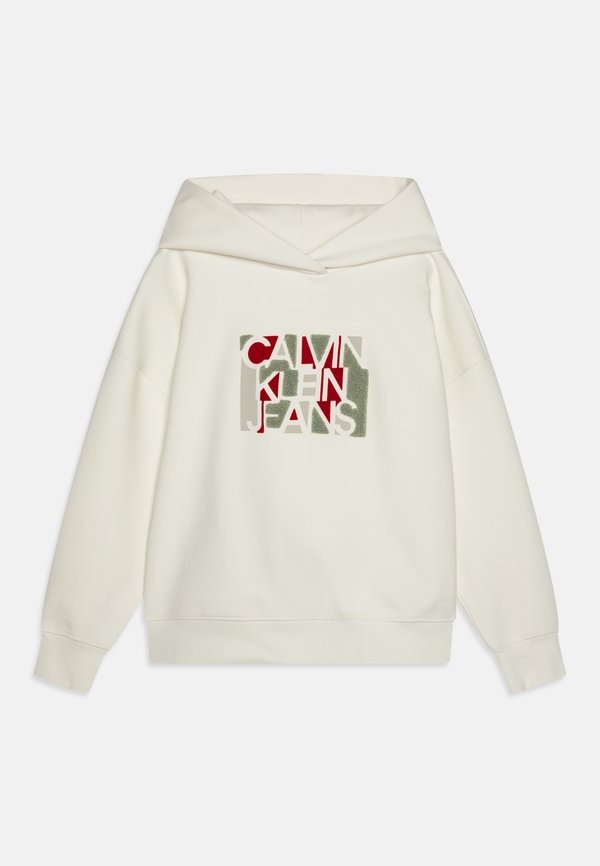 GEO LOGO SPACER HOODIE UNISEX - Hoodie - tofu